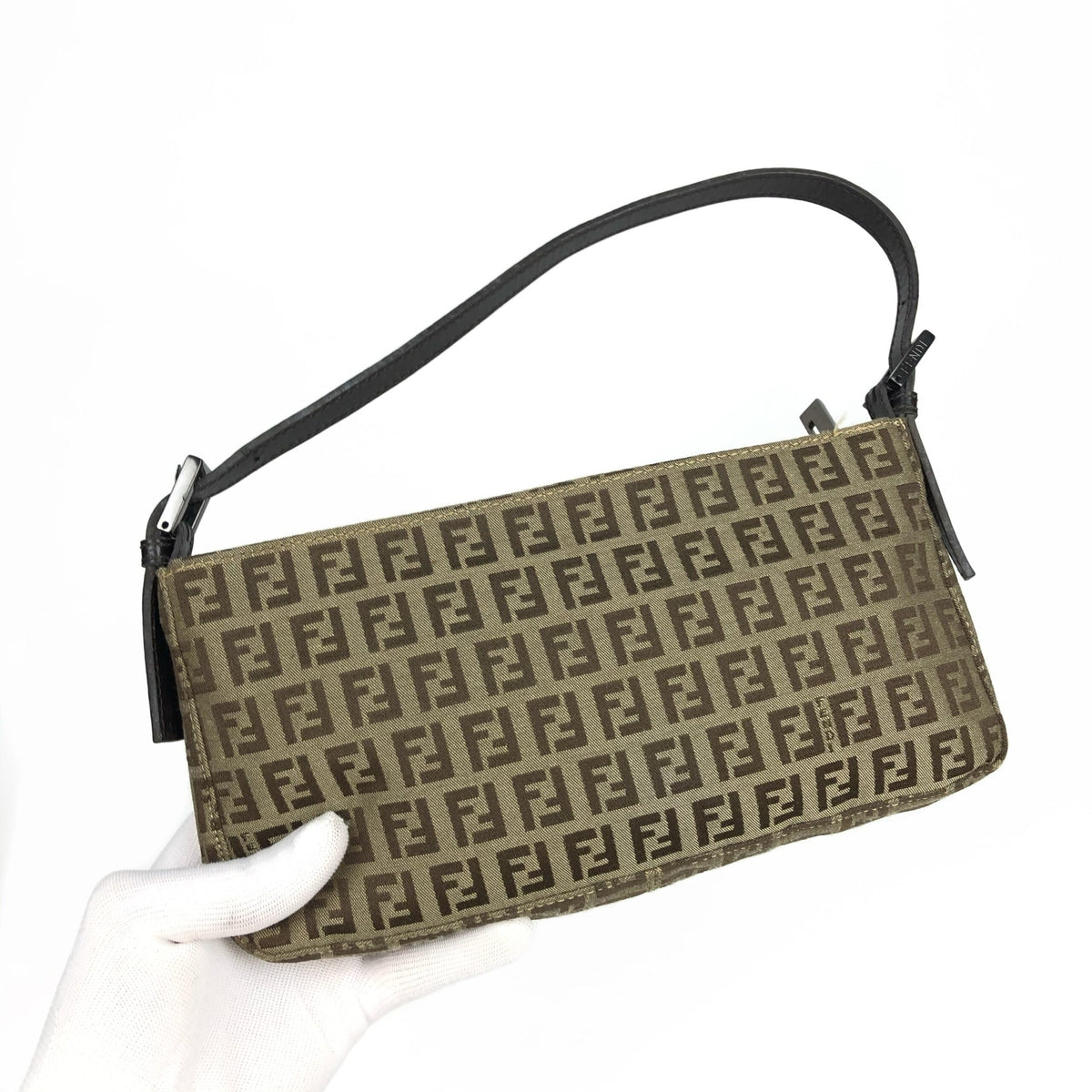 FENDI ZUCCA SHOULDER BAG