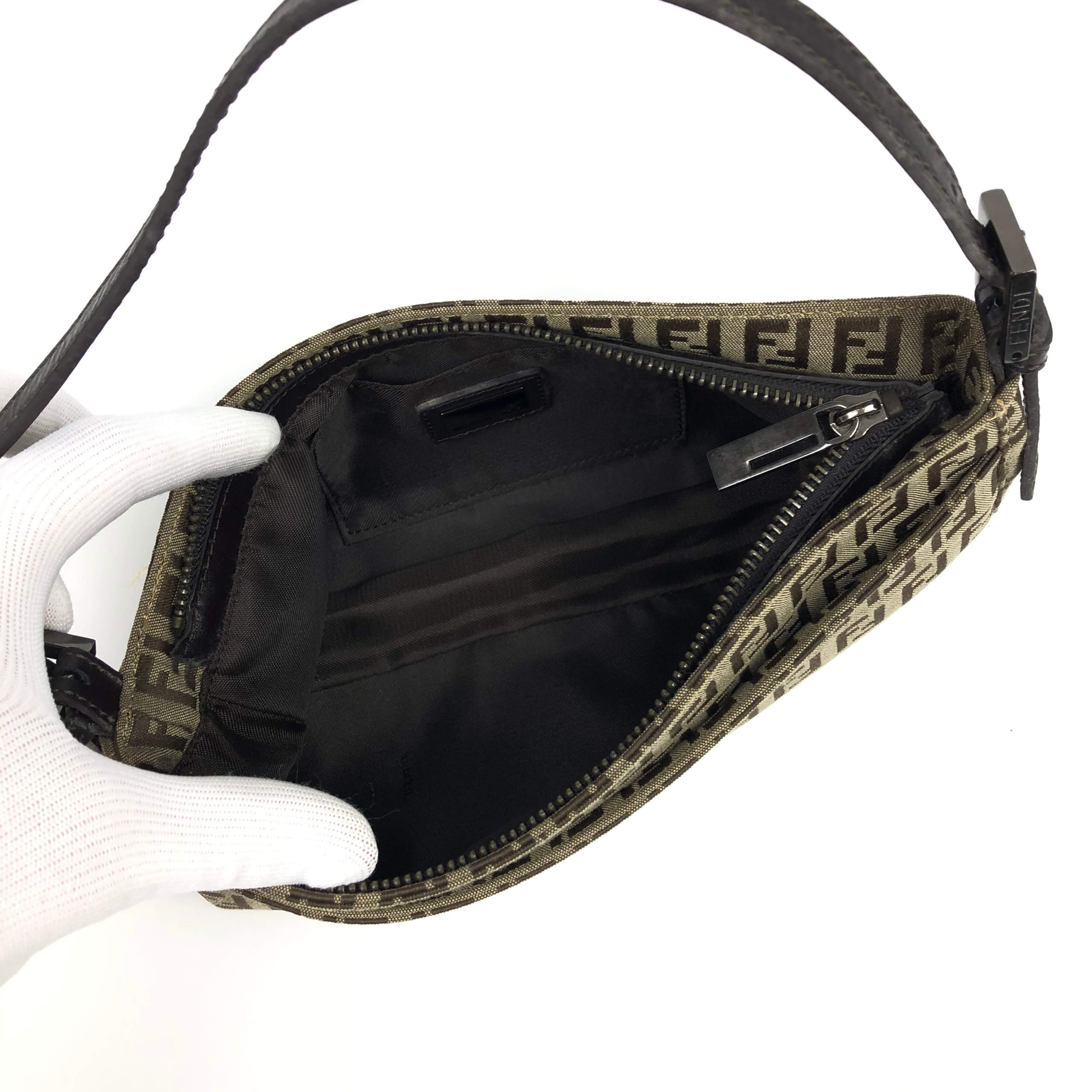 FENDI ZUCCA SHOULDER BAG
