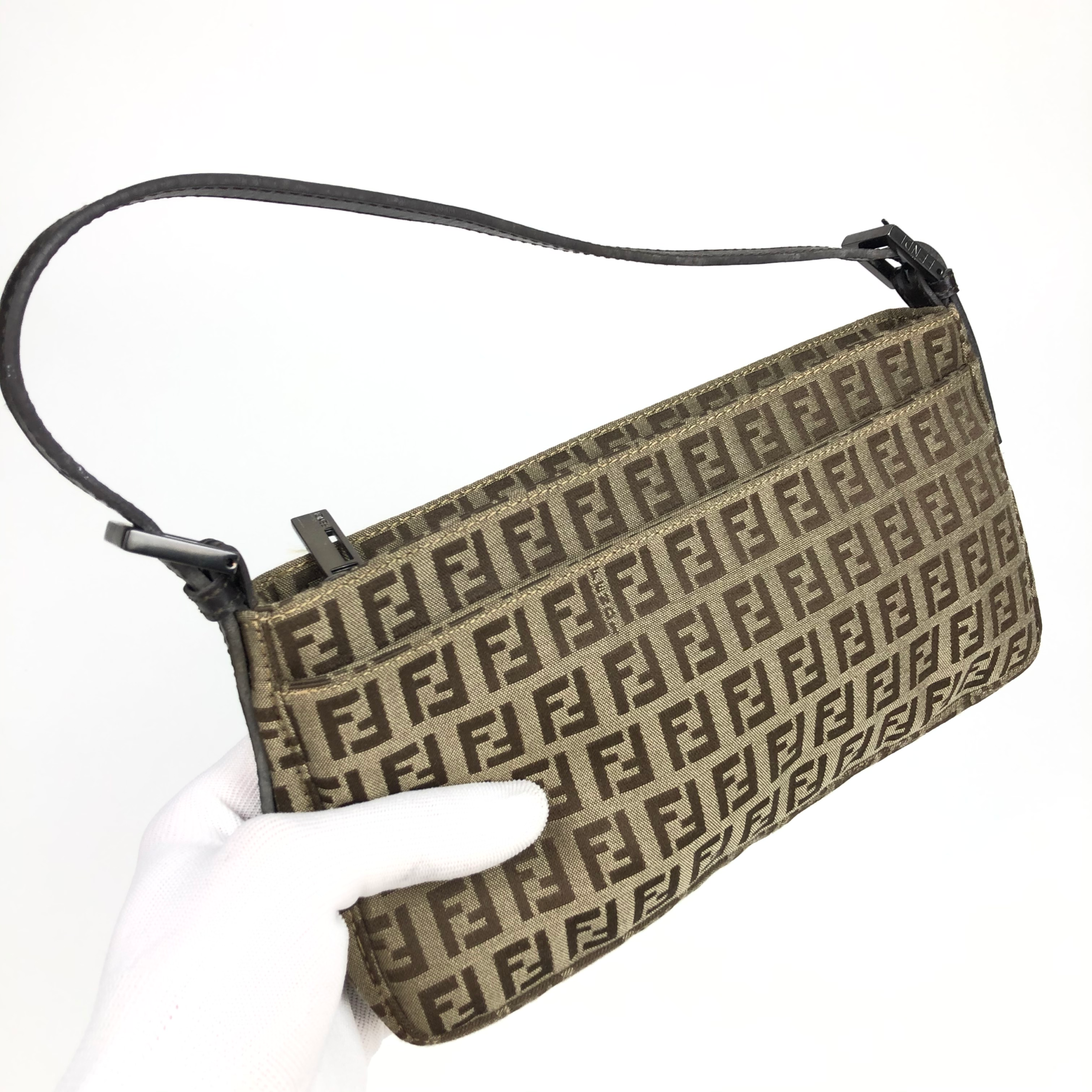 FENDI ZUCCA SHOULDER BAG