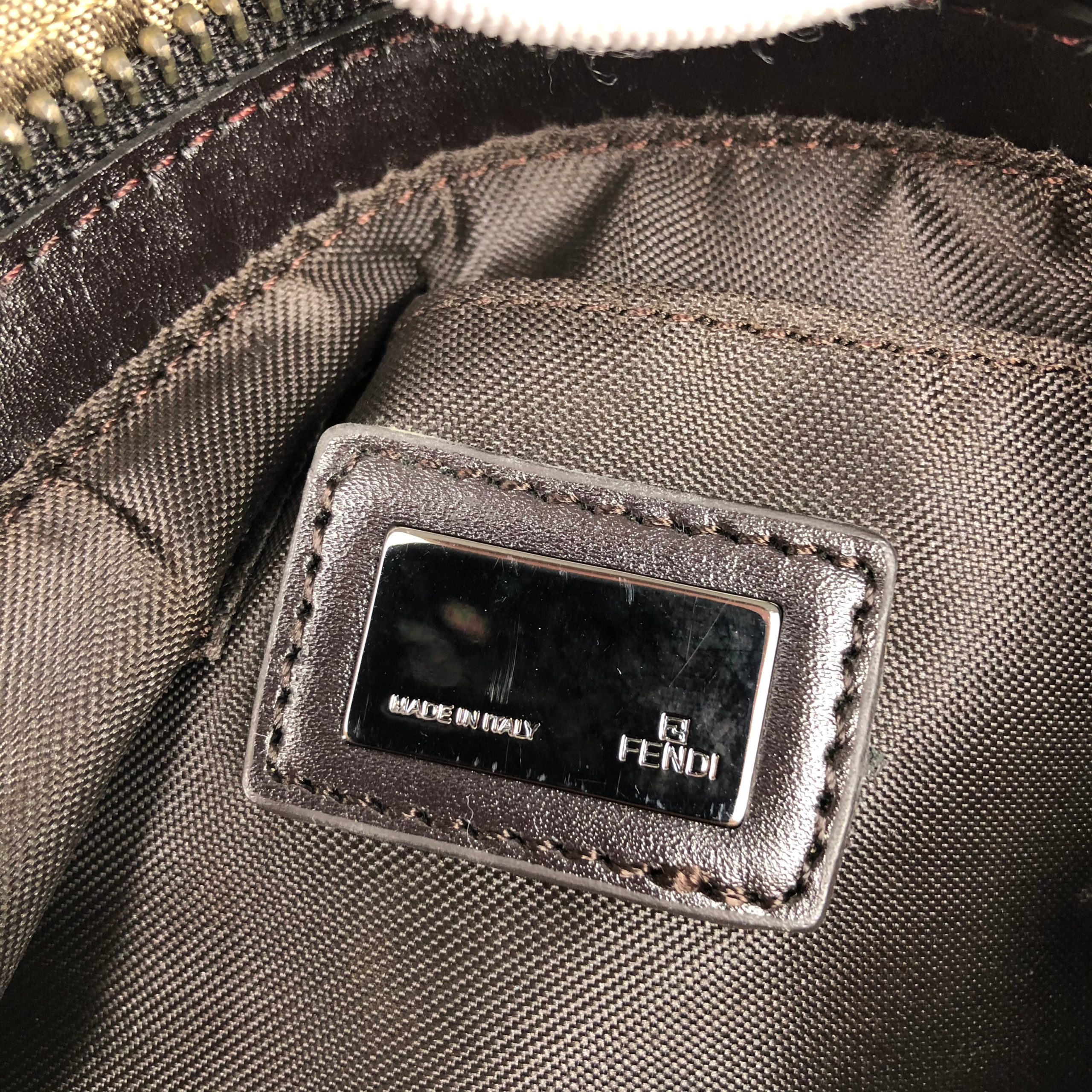 FENDI ZUCCA SHOULDER BAG