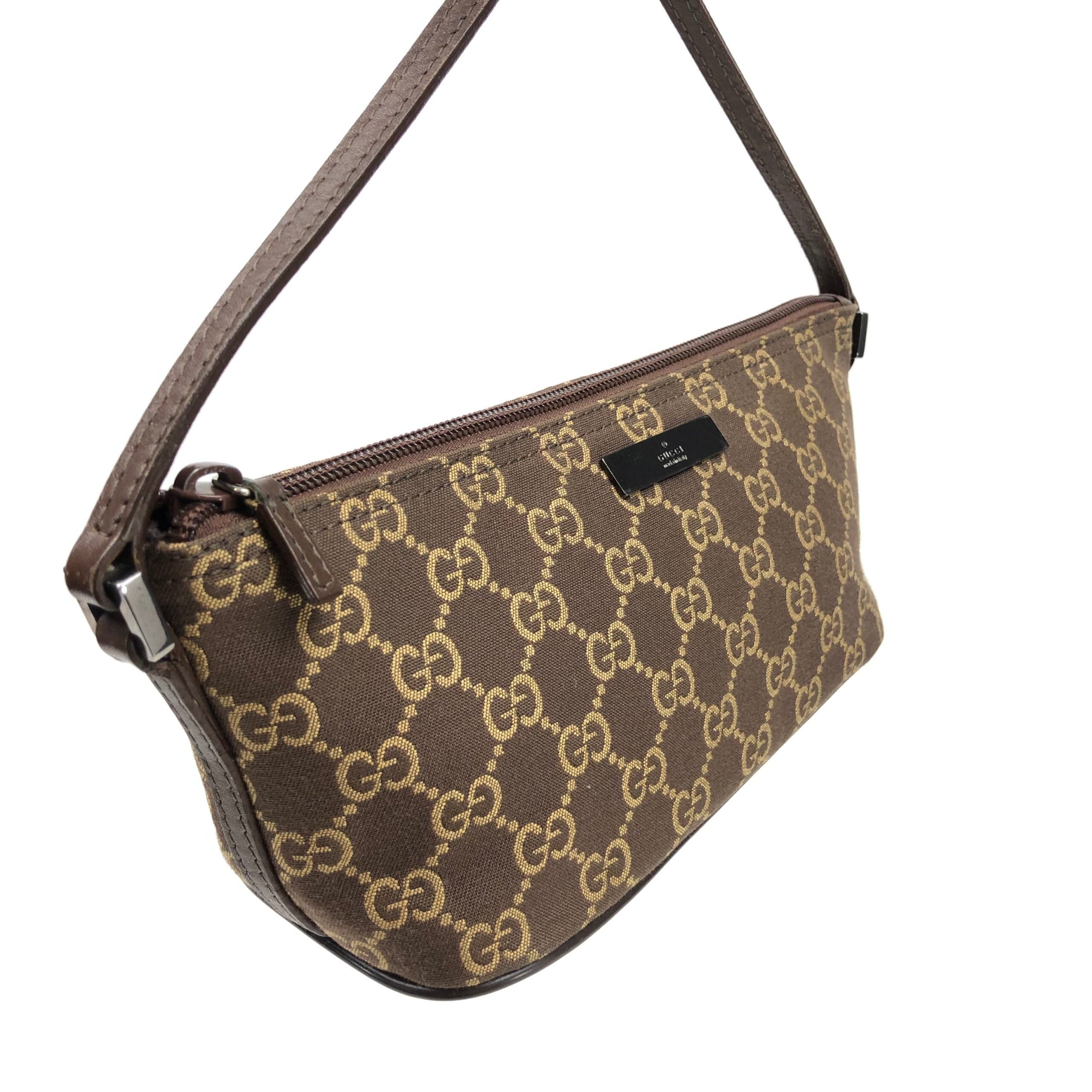GUCCI MONOGRAM SHOULDER BAG