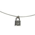 CHRISTIAN DIOR PADLOCK NECKLACE
