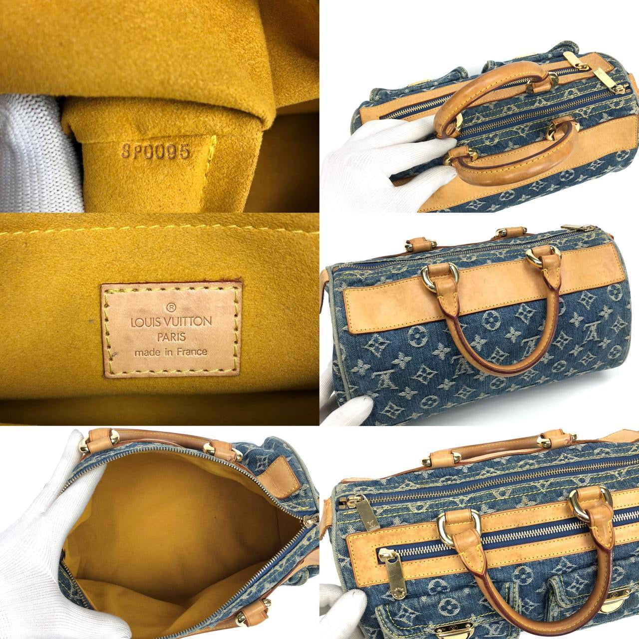 LOUIS VUITTON NEO SPEEDY DENIM BAG