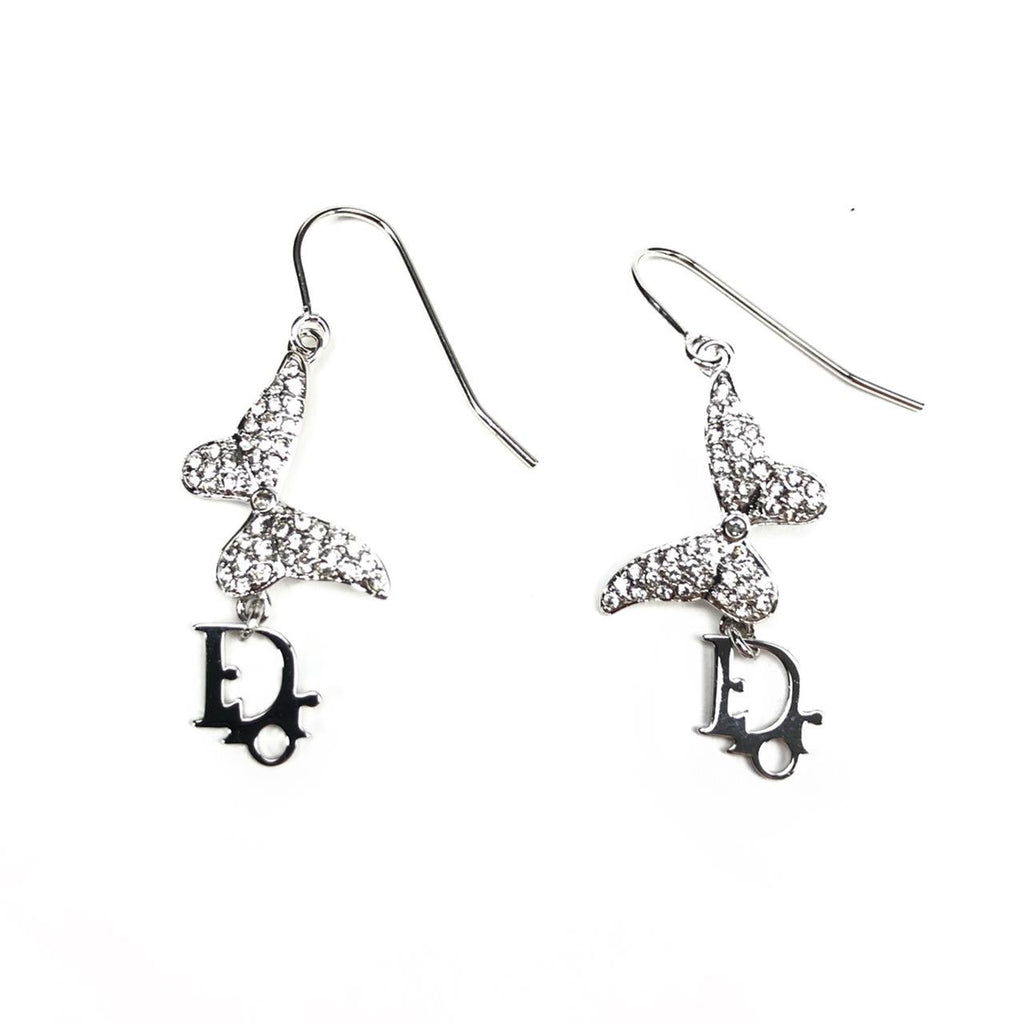CHRISTIAN DIOR JEWELLED EARRINGS