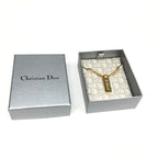 CHRISTIAN DIOR TAG NECKLACE