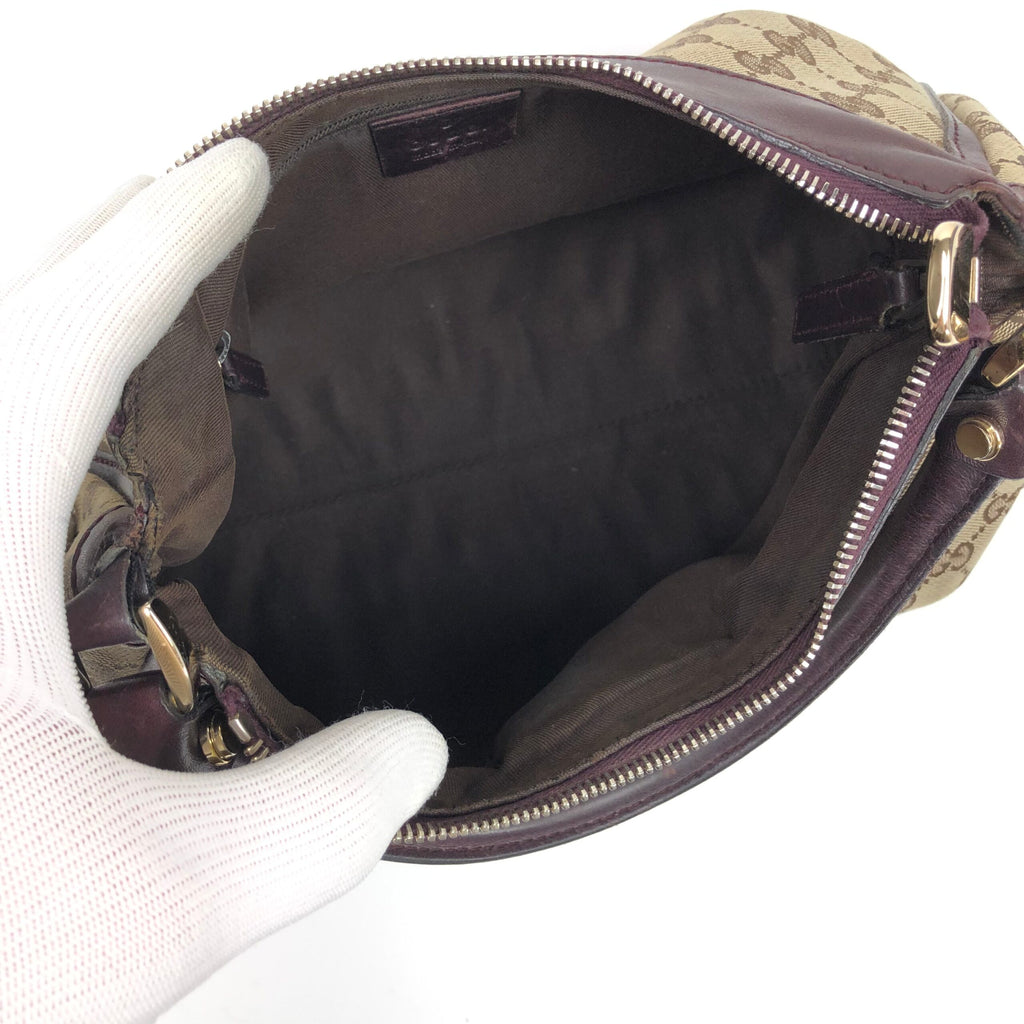 GUCCI MONOGRAM SHOULDER BAG