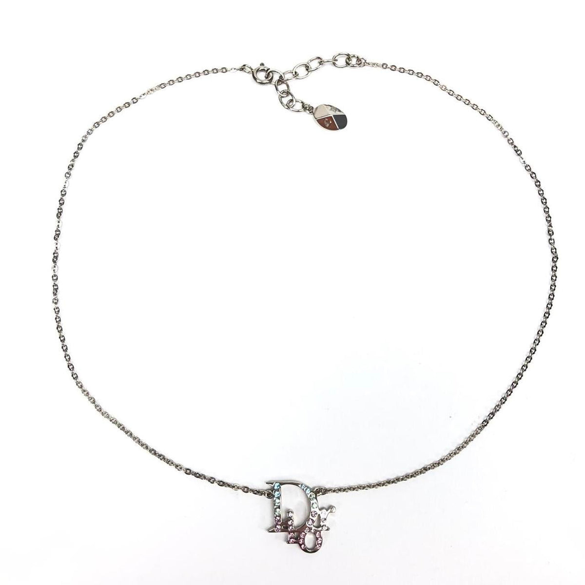 CHRISTIAN DIOR MULTI-COLOUR MONOGRAM NECKLACE