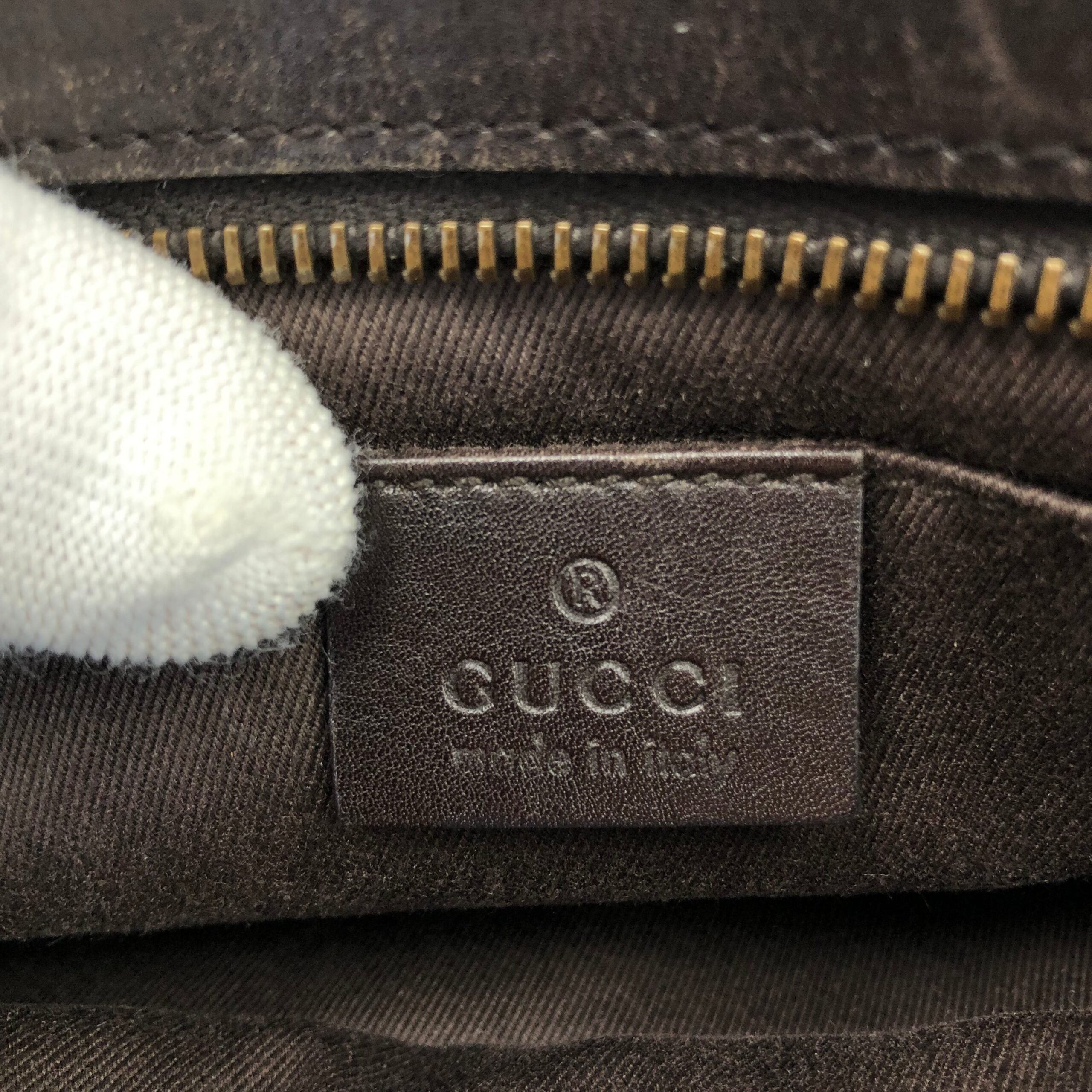 GUCCI MONOGRAM SHOULDER BAG