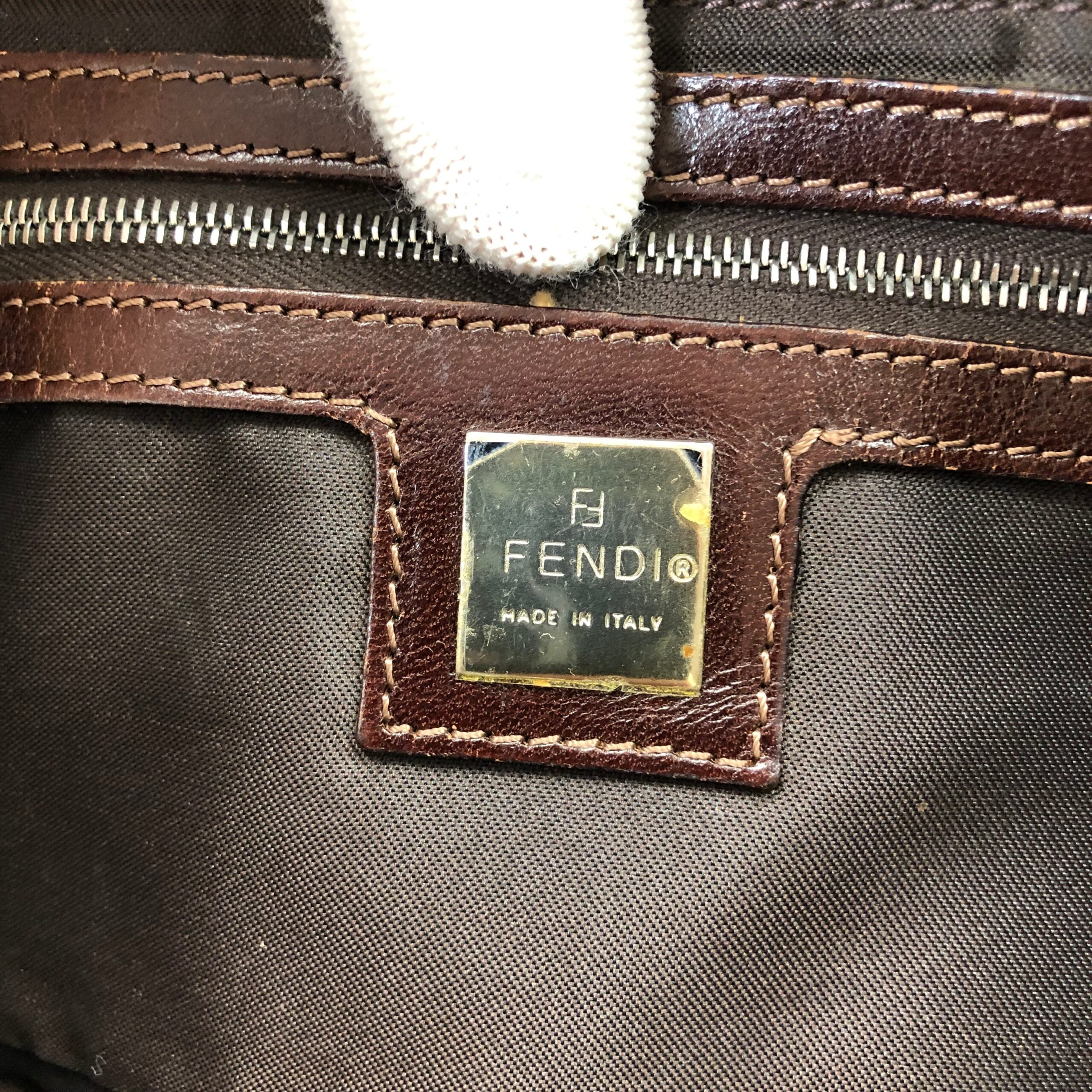 FENDI CORDUROY BAGUETTE BAG