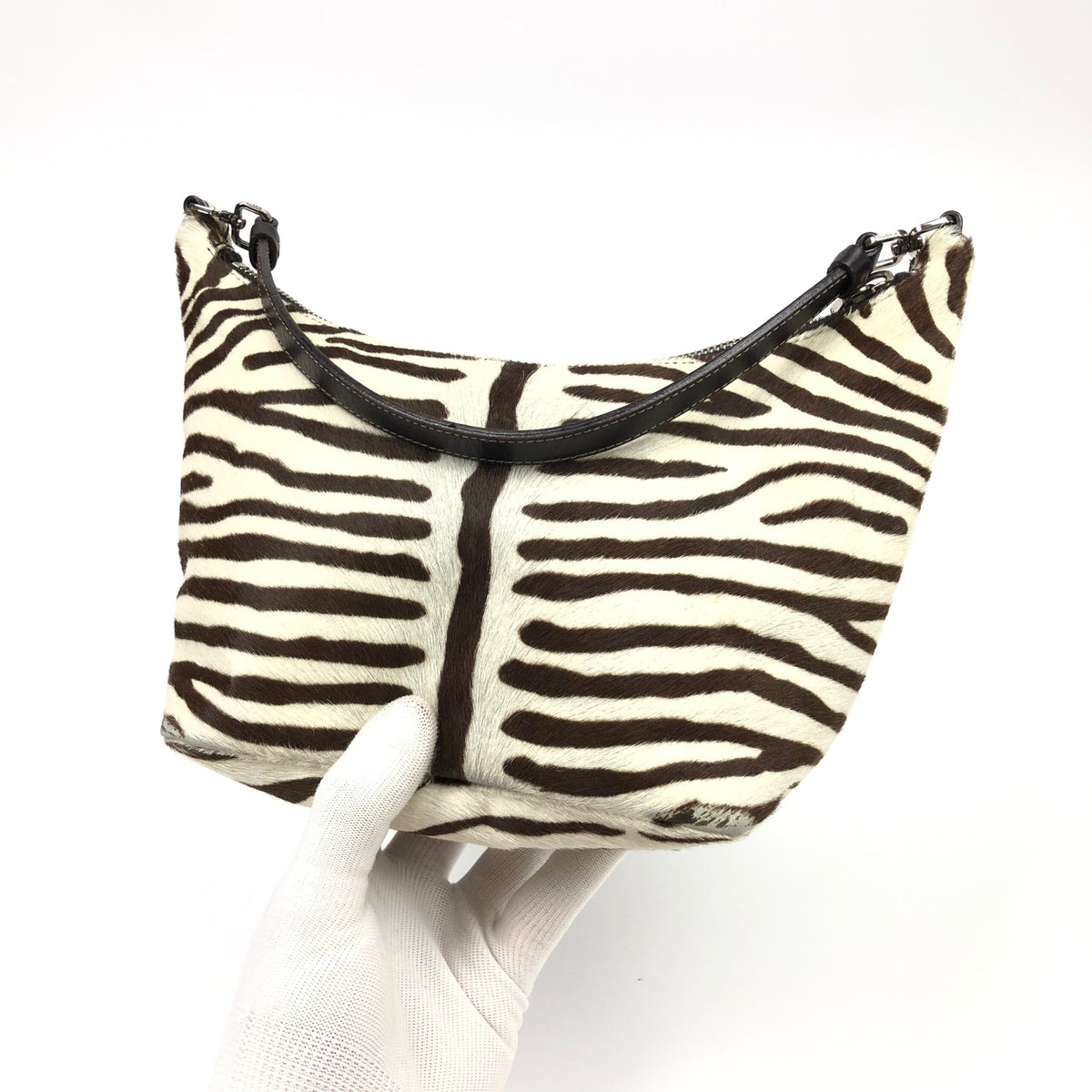 PRADA CALF HAIR SHOULDER BAG