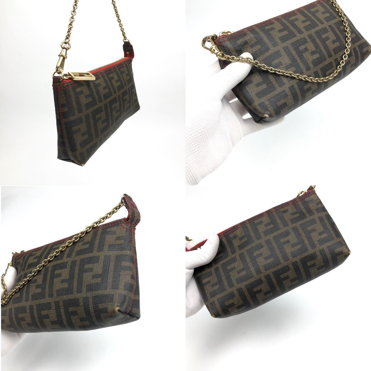 FENDI ZUCCA SHOULDER BAG