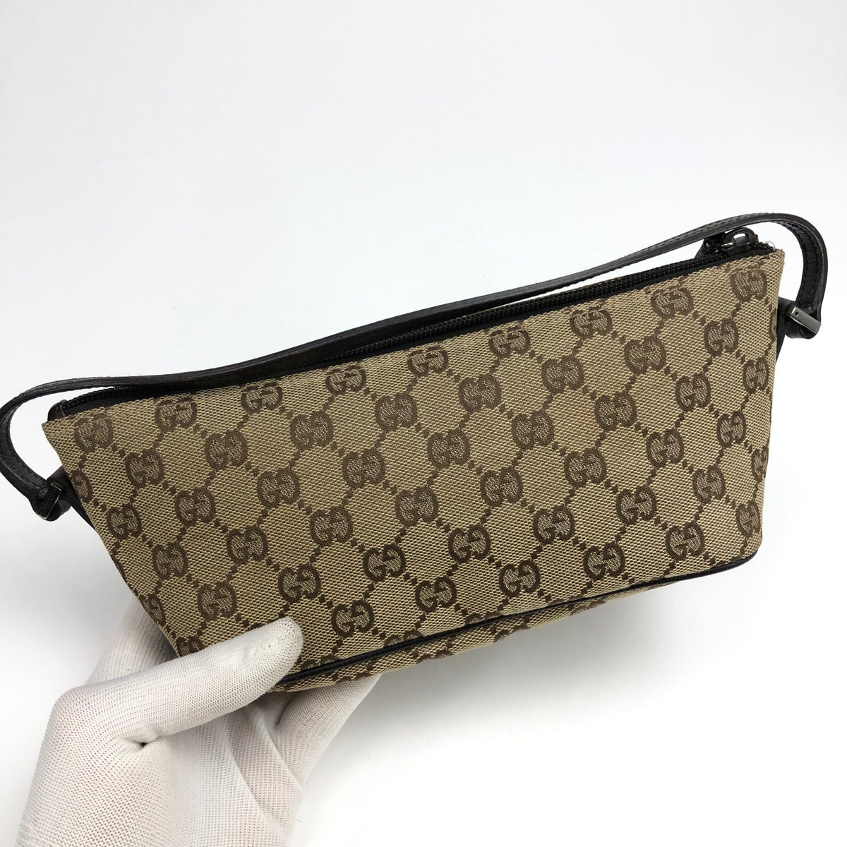 GUCCI MONOGRAM SHOULDER BAG