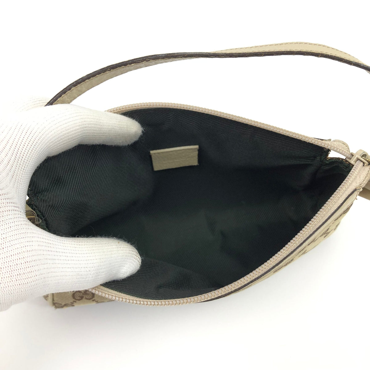 GUCCI MONOGRAM SHOULDER BAG