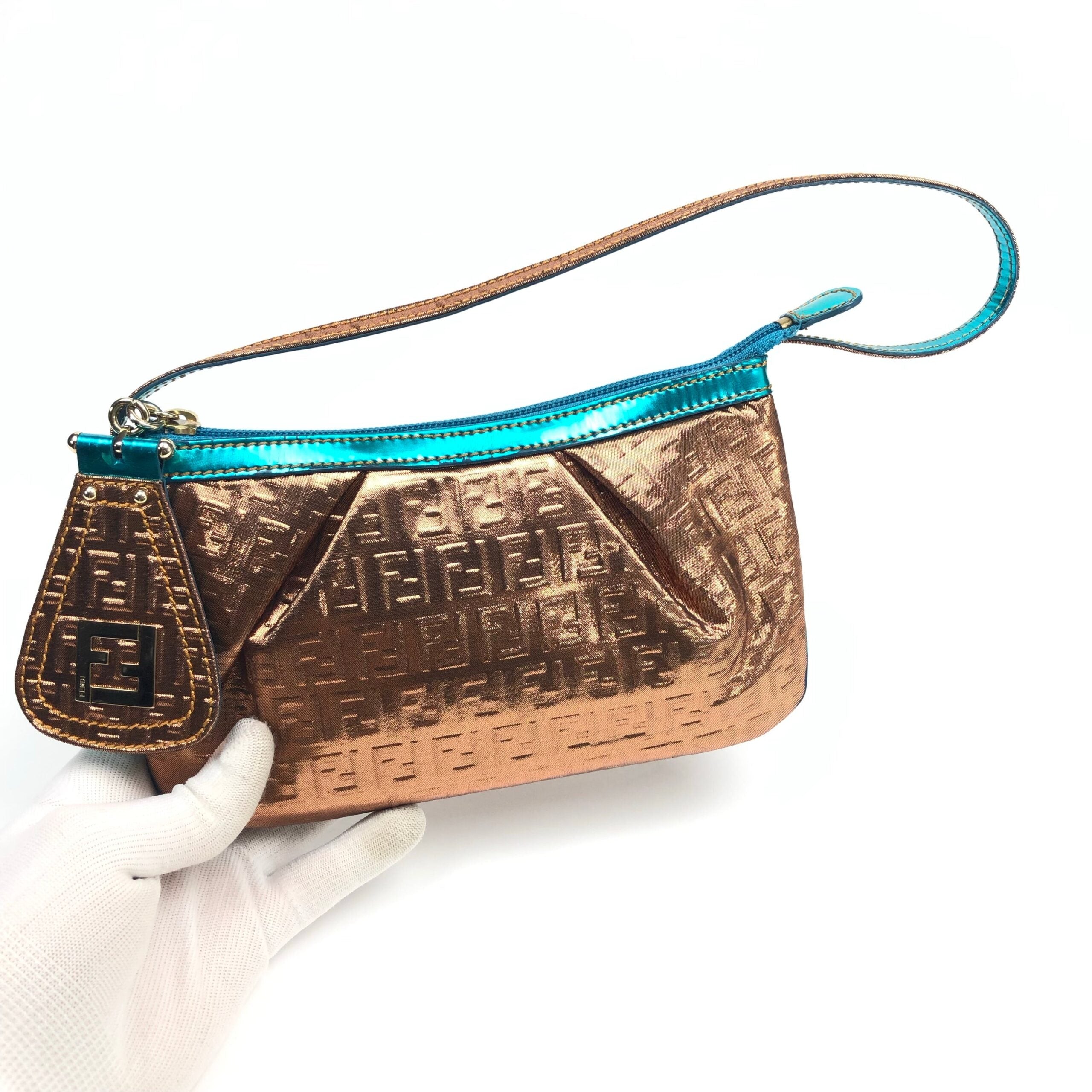 FENDI ZUCCA SHOULDER BAG