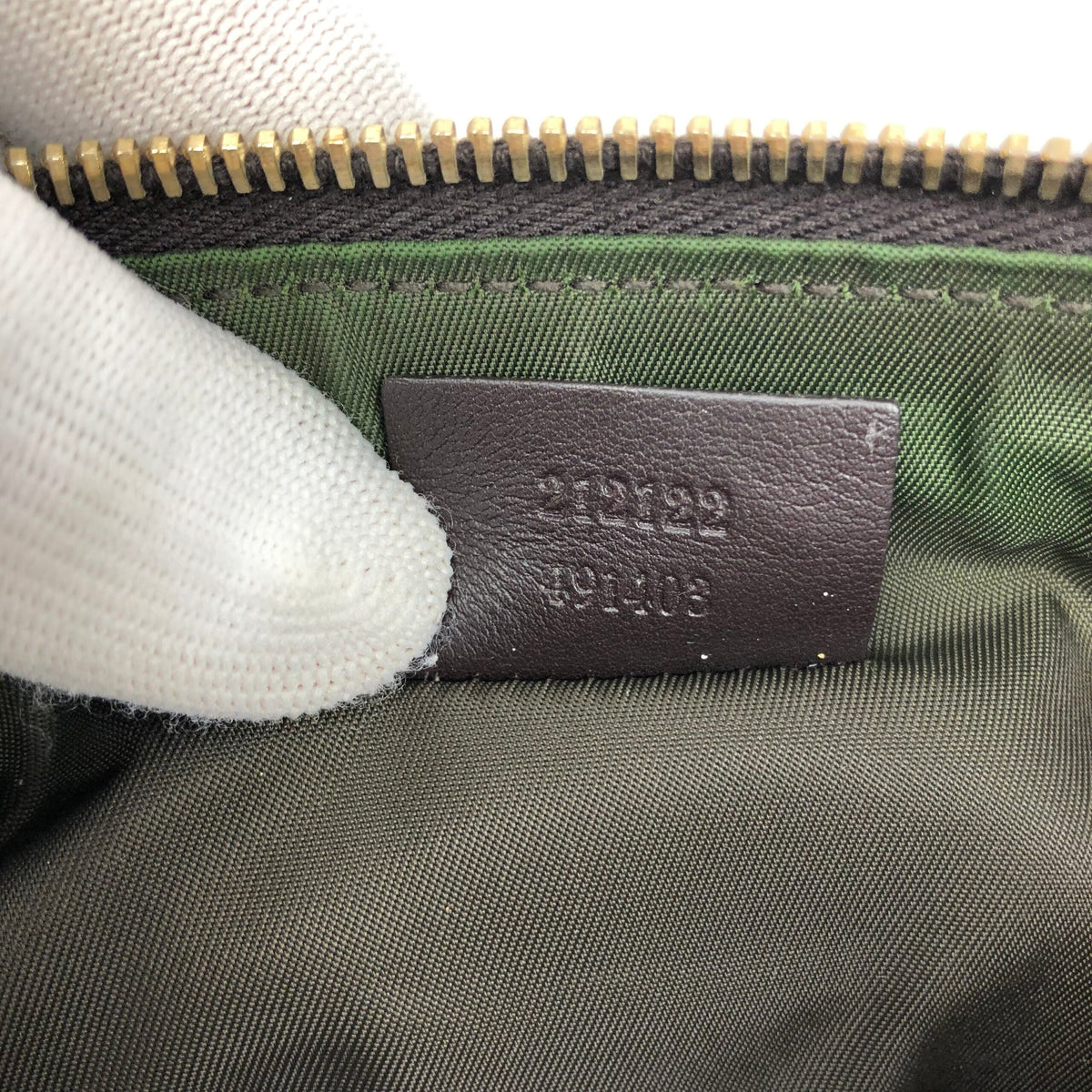 GUCCI MONOGRAM SHOULDER BAG