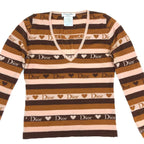 CHRISTIAN DIOR WOOL LONG-SLEEVE TOP