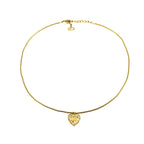 CHRISTIAN DIOR HEART NECKLACE