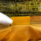 CHRISTIAN DIOR CROCODILE SADDLE BAG