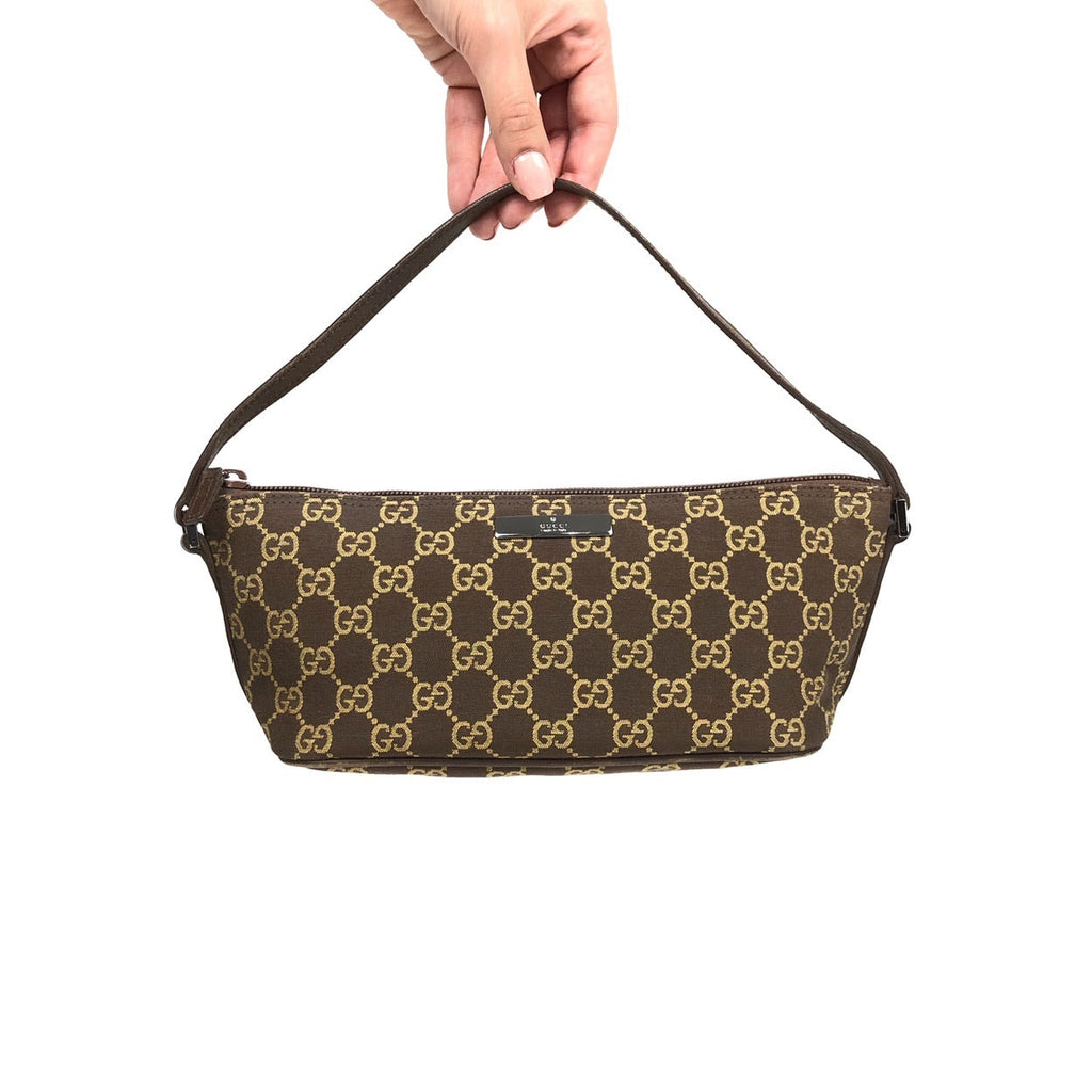 GUCCI MONOGRAM SHOULDER BAG