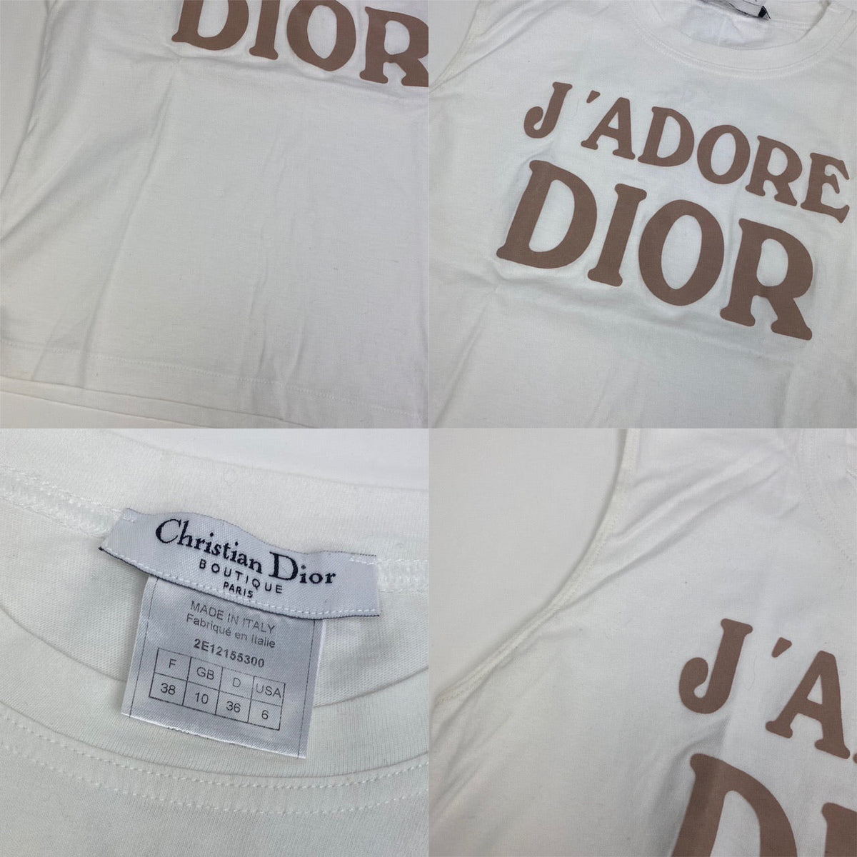 CHRISTIAN DIOR ‘J’ADORE DIOR’ TOP