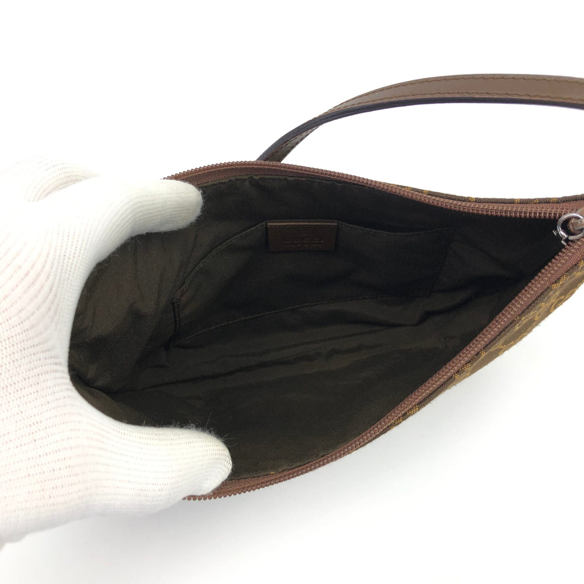 GUCCI MONOGRAM SHOULDER BAG