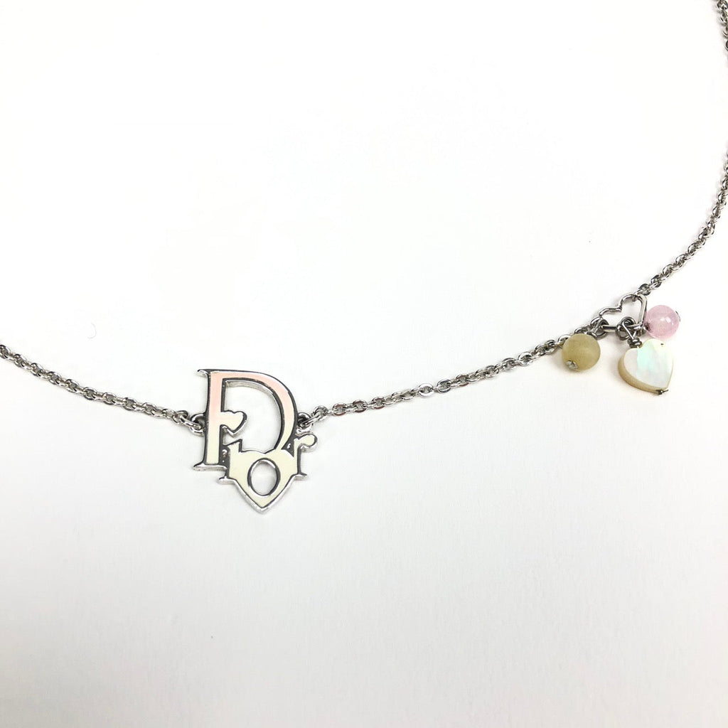 CHRISTIAN DIOR MONOGRAM NECKLACE