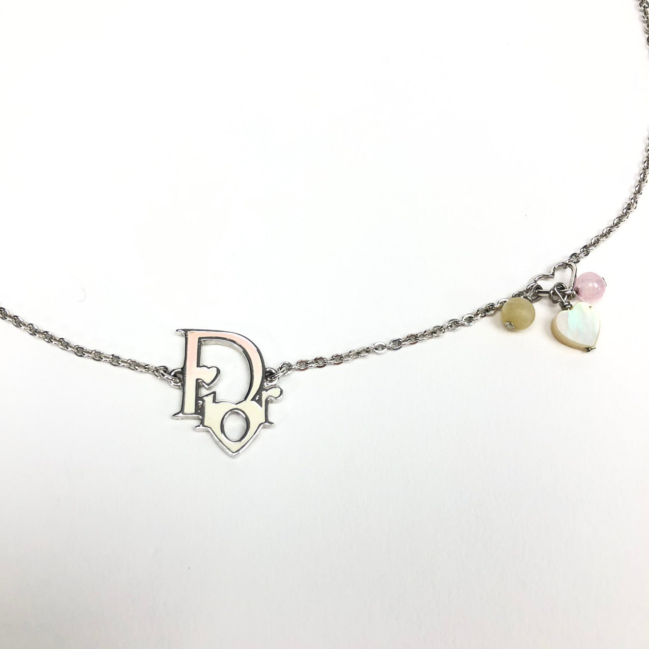 CHRISTIAN DIOR MONOGRAM NECKLACE