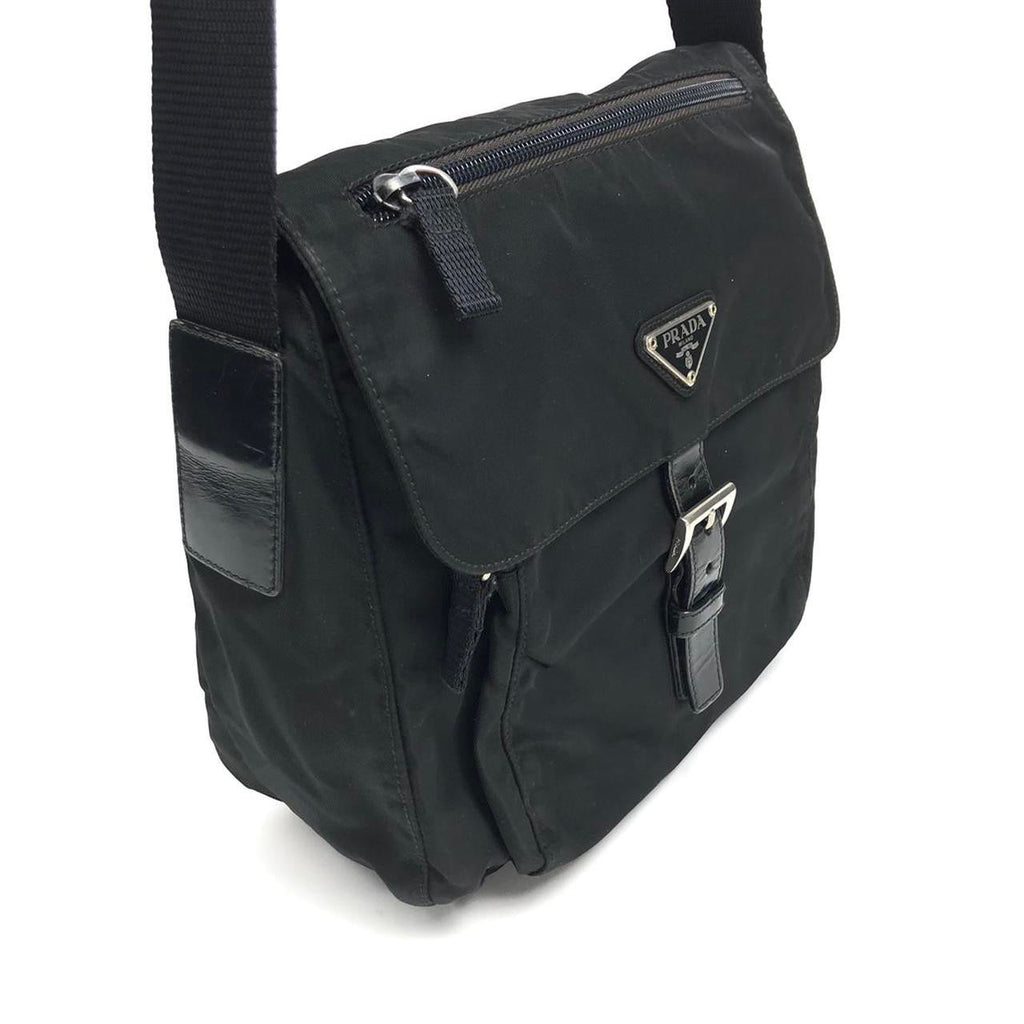 PRADA NYLON BUCKLE CROSSBODY BAG