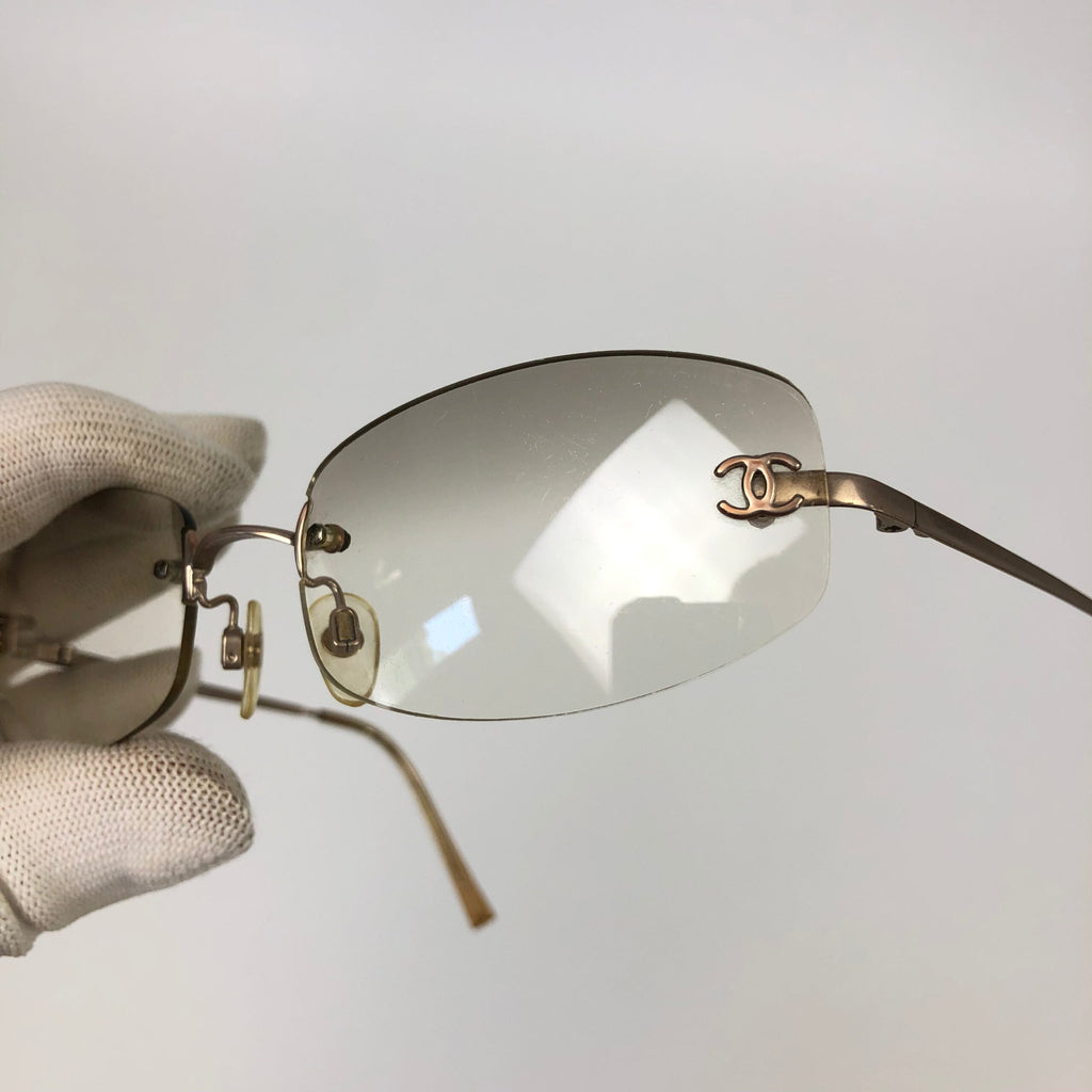 CHANEL RIMLESS SUNGLASSES