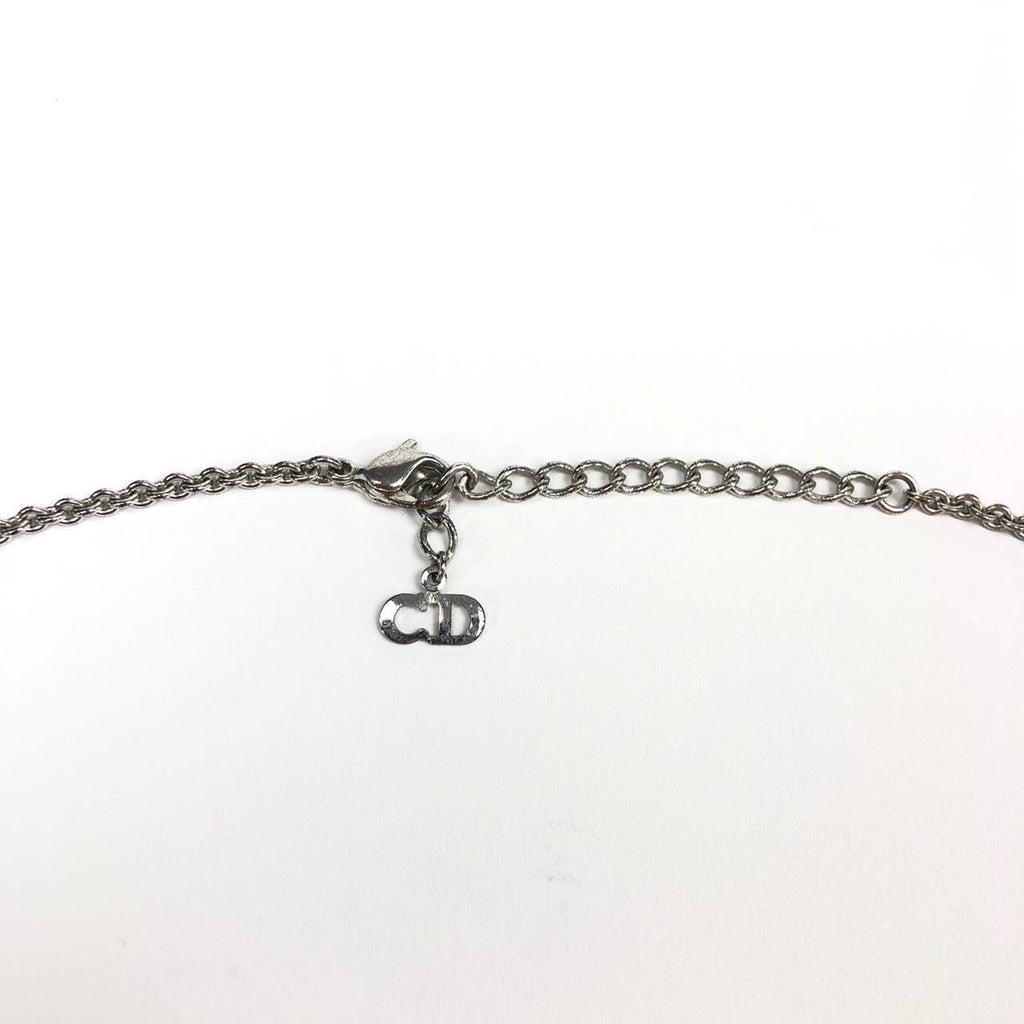 CHRISTIAN DIOR SPELL-OUT NECKLACE