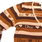 CHRISTIAN DIOR WOOL LONG-SLEEVE TOP