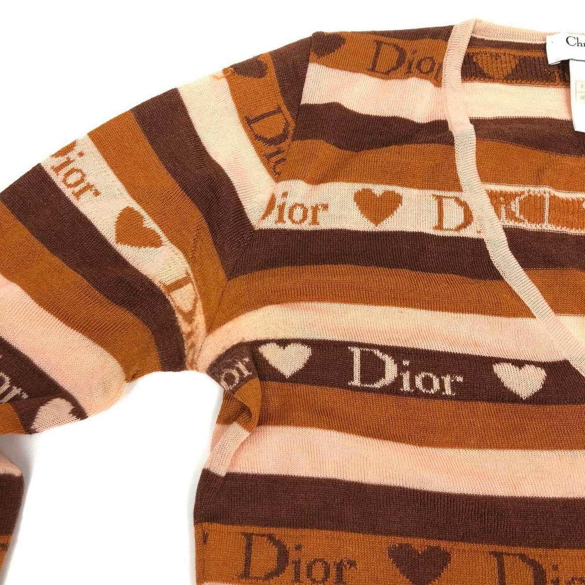 CHRISTIAN DIOR WOOL LONG-SLEEVE TOP