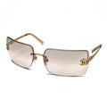 CHANEL RIMLESS SUNGLASSES