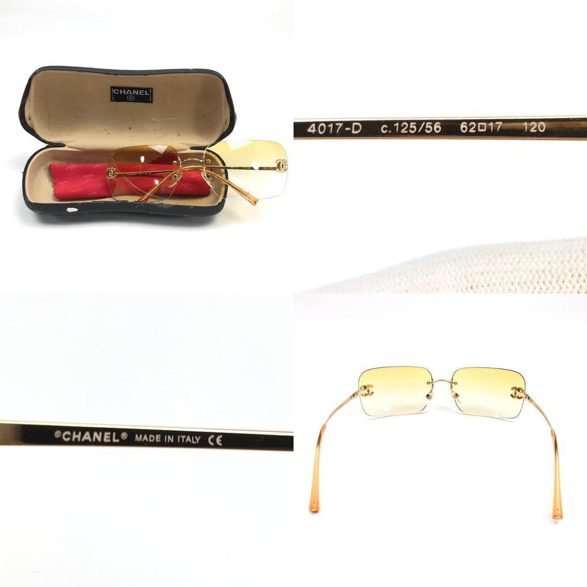 CHANEL RIMLESS SUNGLASSES