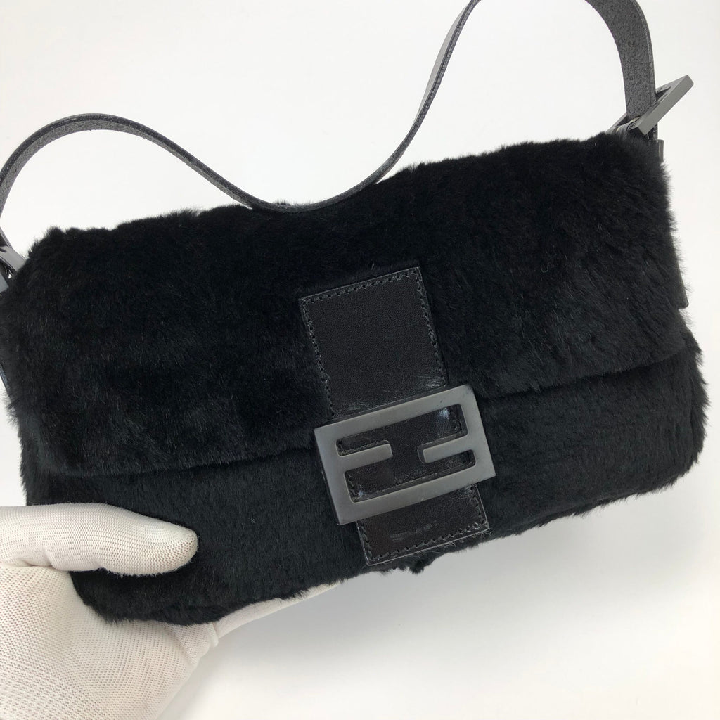 FENDI MINK FUR BAGUETTE BAG