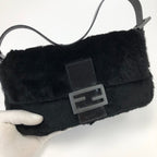 FENDI MINK FUR BAGUETTE BAG