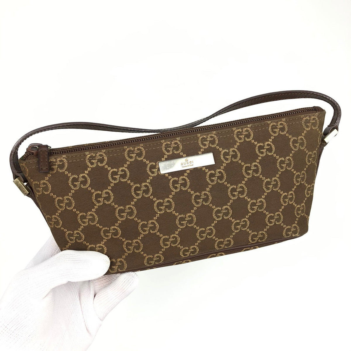 GUCCI MONOGRAM SHOULDER BAG