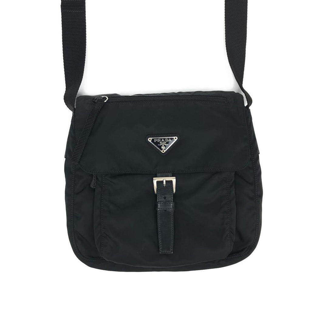 PRADA NYLON BUCKLE CROSSBODY BAG
