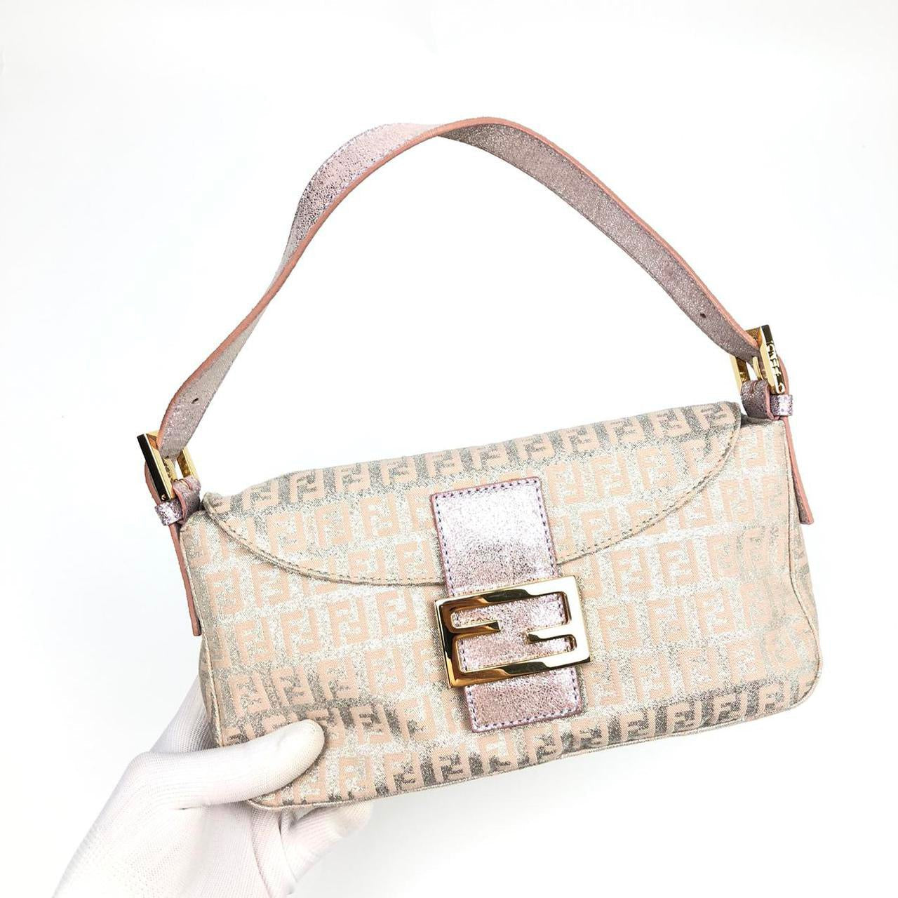 FENDI ZUCCA SHOULDER BAG
