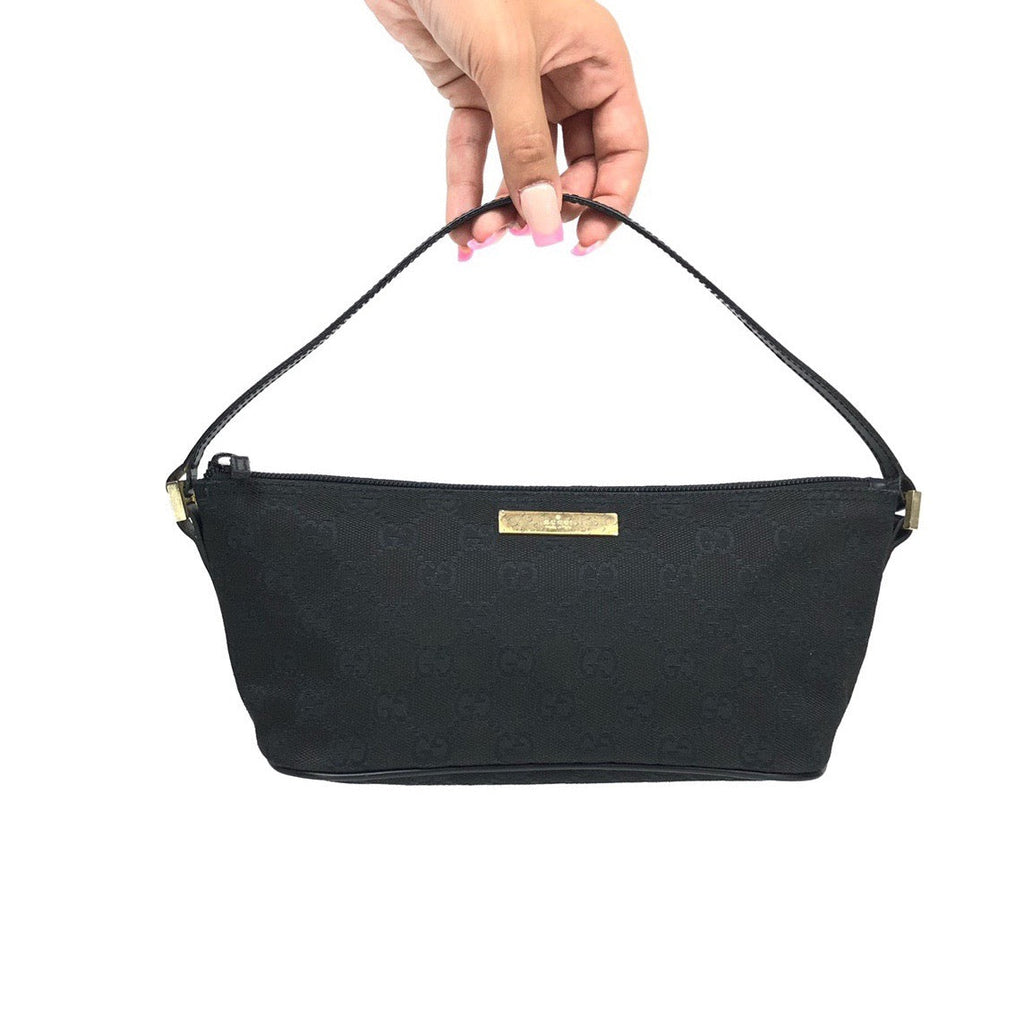 GUCCI MONOGRAM SHOULDER BAG