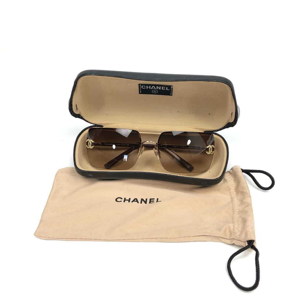 CHANEL RIMLESS SUNGLASSES