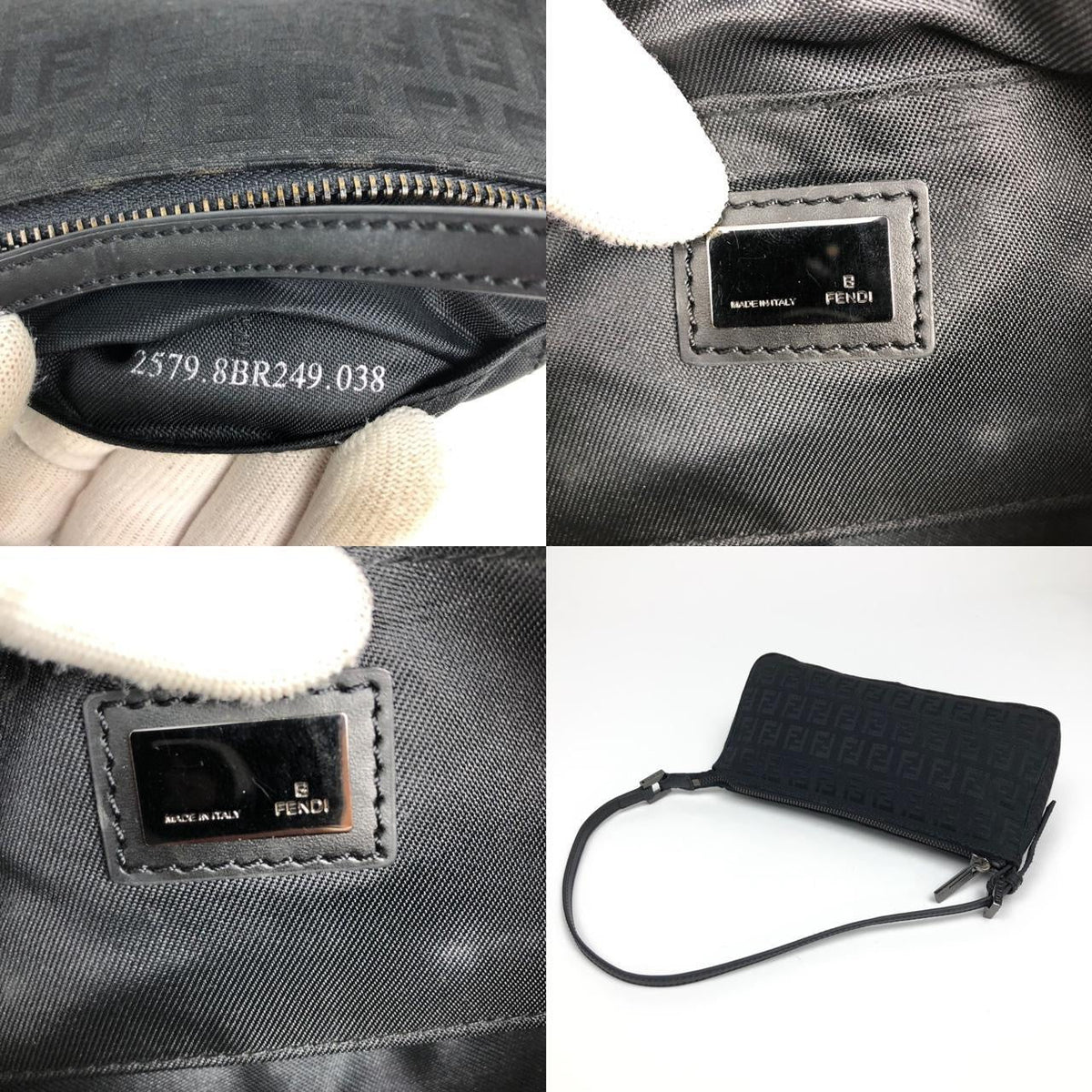 FENDI ZUCCA SHOULDER BAG