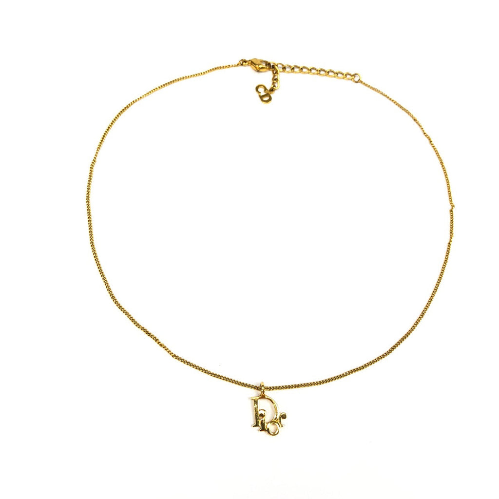 CHRISTIAN DIOR MONOGRAM NECKLACE