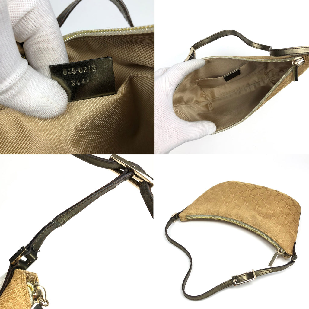 GUCCI MONOGRAM SHOULDER BAG