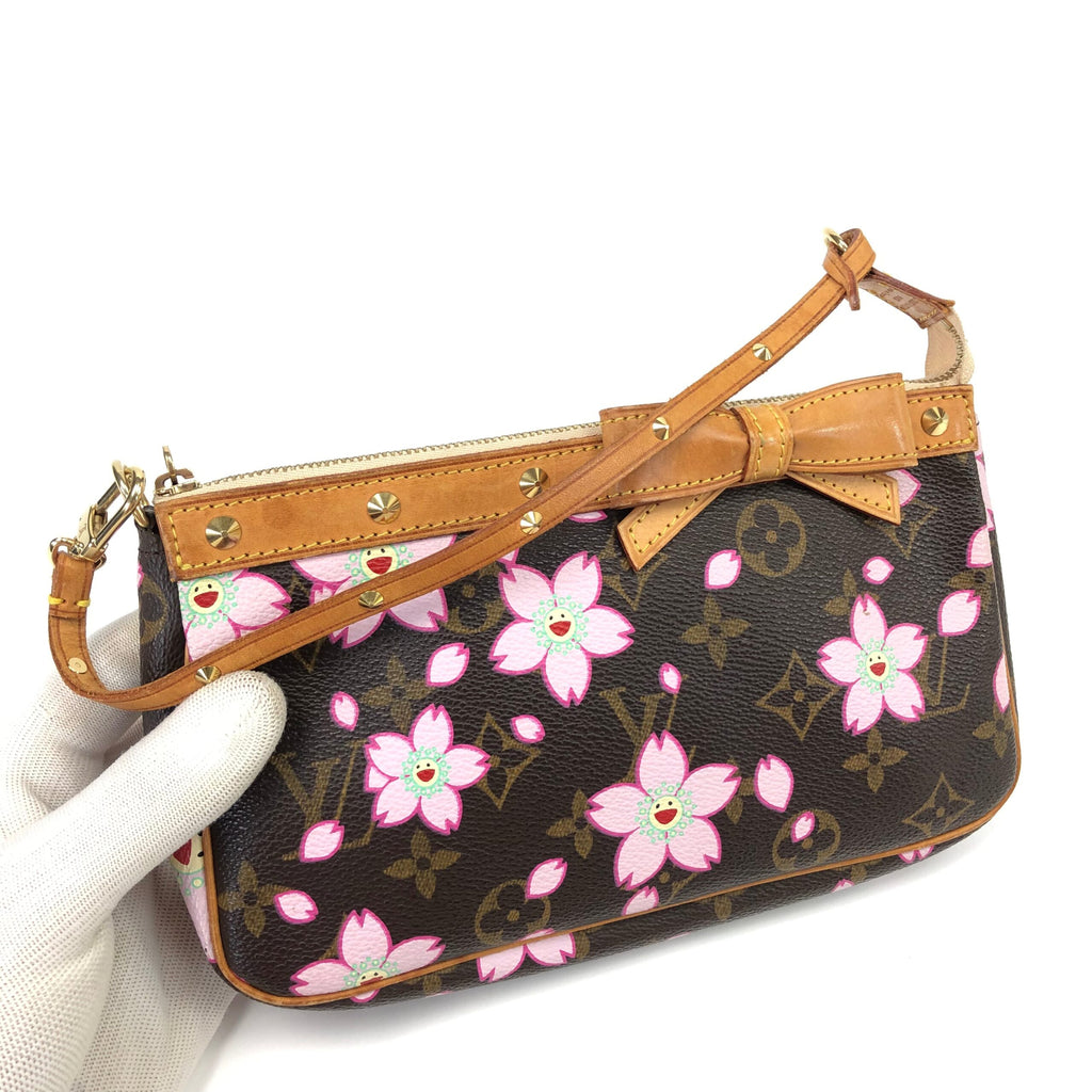 LOUIS VUITTON TAKASHI MURAKAMI FLOWER POCHETTE BAG