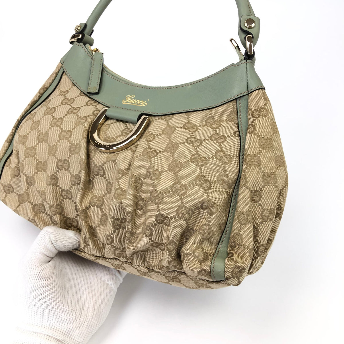 GUCCI MONOGRAM ABBEY SHOULDER BAG
