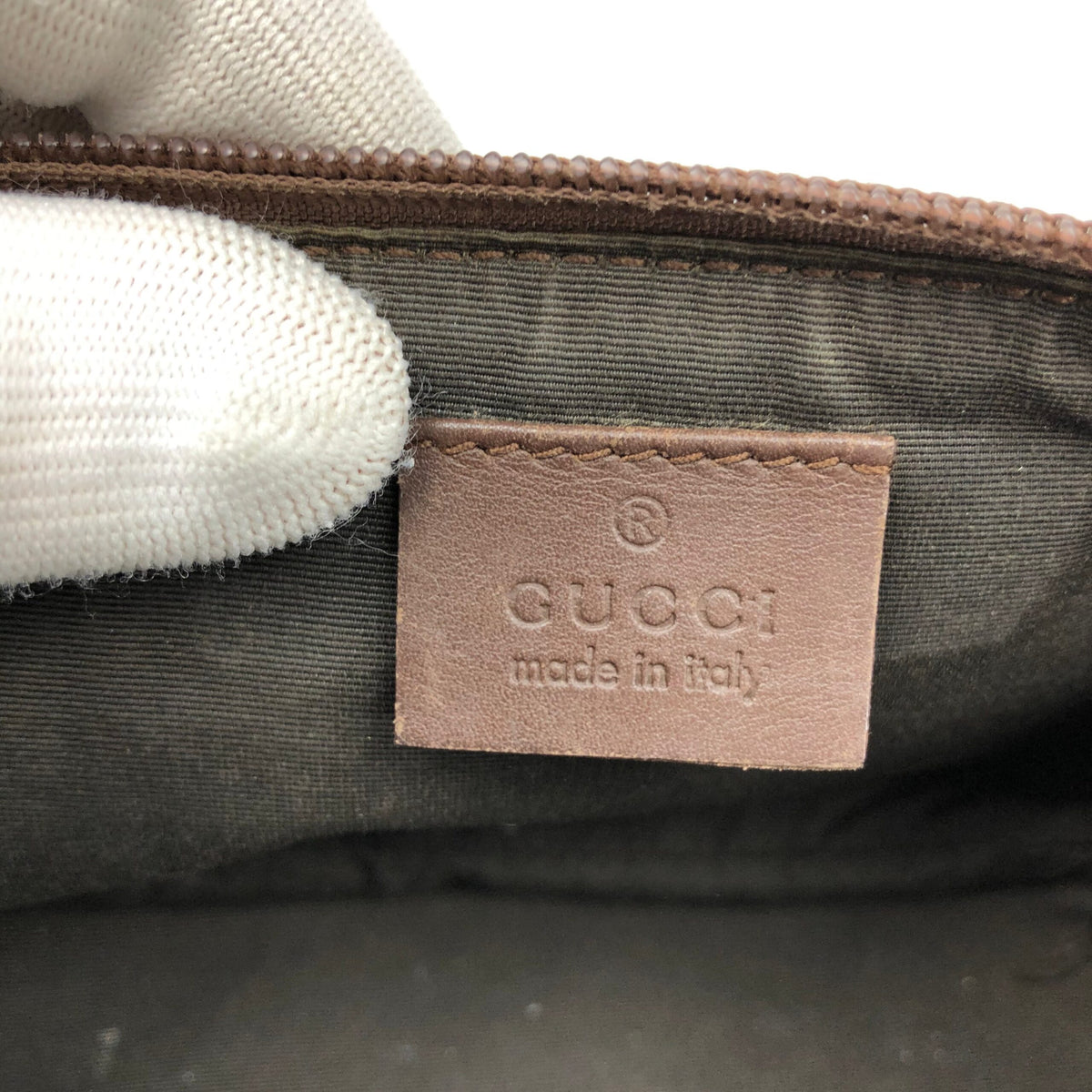 GUCCI MONOGRAM SHOULDER BAG