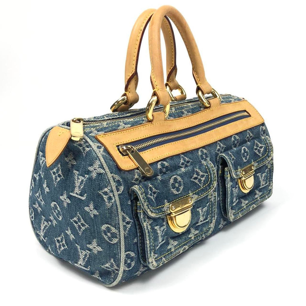 LOUIS VUITTON NEO SPEEDY DENIM BAG