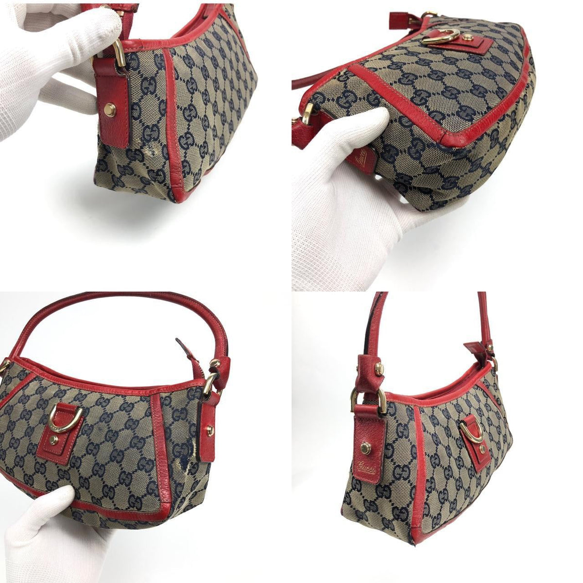 GUCCI MONOGRAM SHOULDER BAG