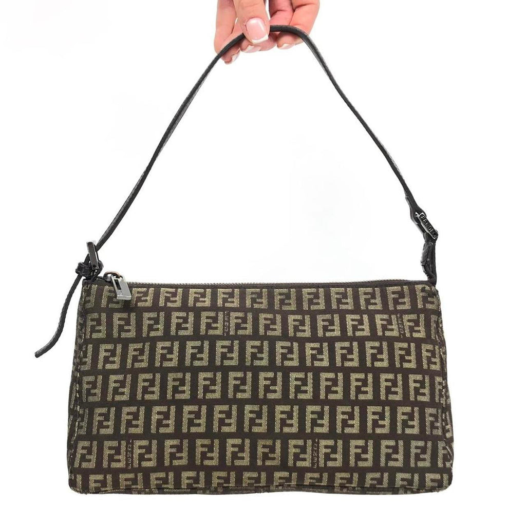 FENDI ZUCCA SHOULDER BAG